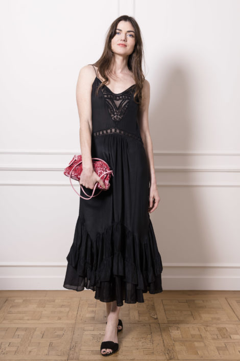 cliff black dress iro paris spring summer collection 2023