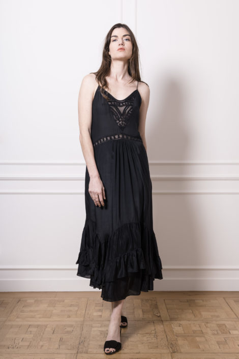 cliff black dress iro paris spring summer collection 2023