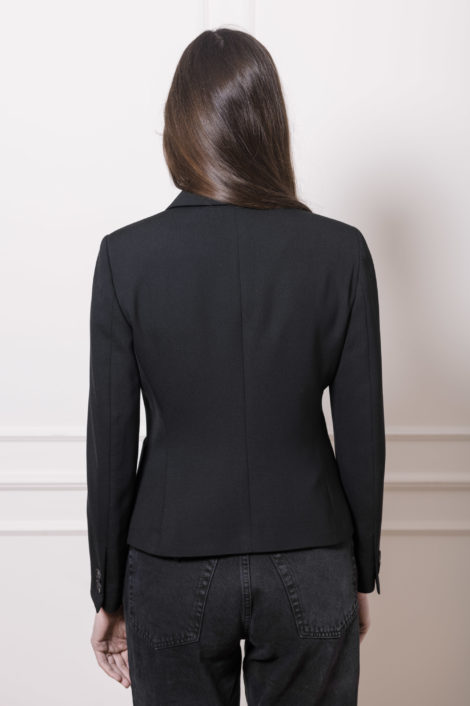 iona black jacket tagliatore spring 2023 collection
