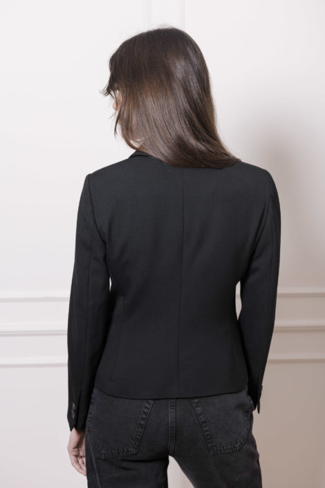 iona black jacket tagliatore spring 2023 collection